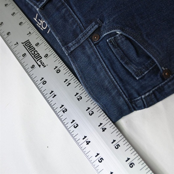 LOFT 24‎ / 00 Modern Skinny Ankle Medium Wash Stretch Denim Womens Jeans - Picture 2 of 9